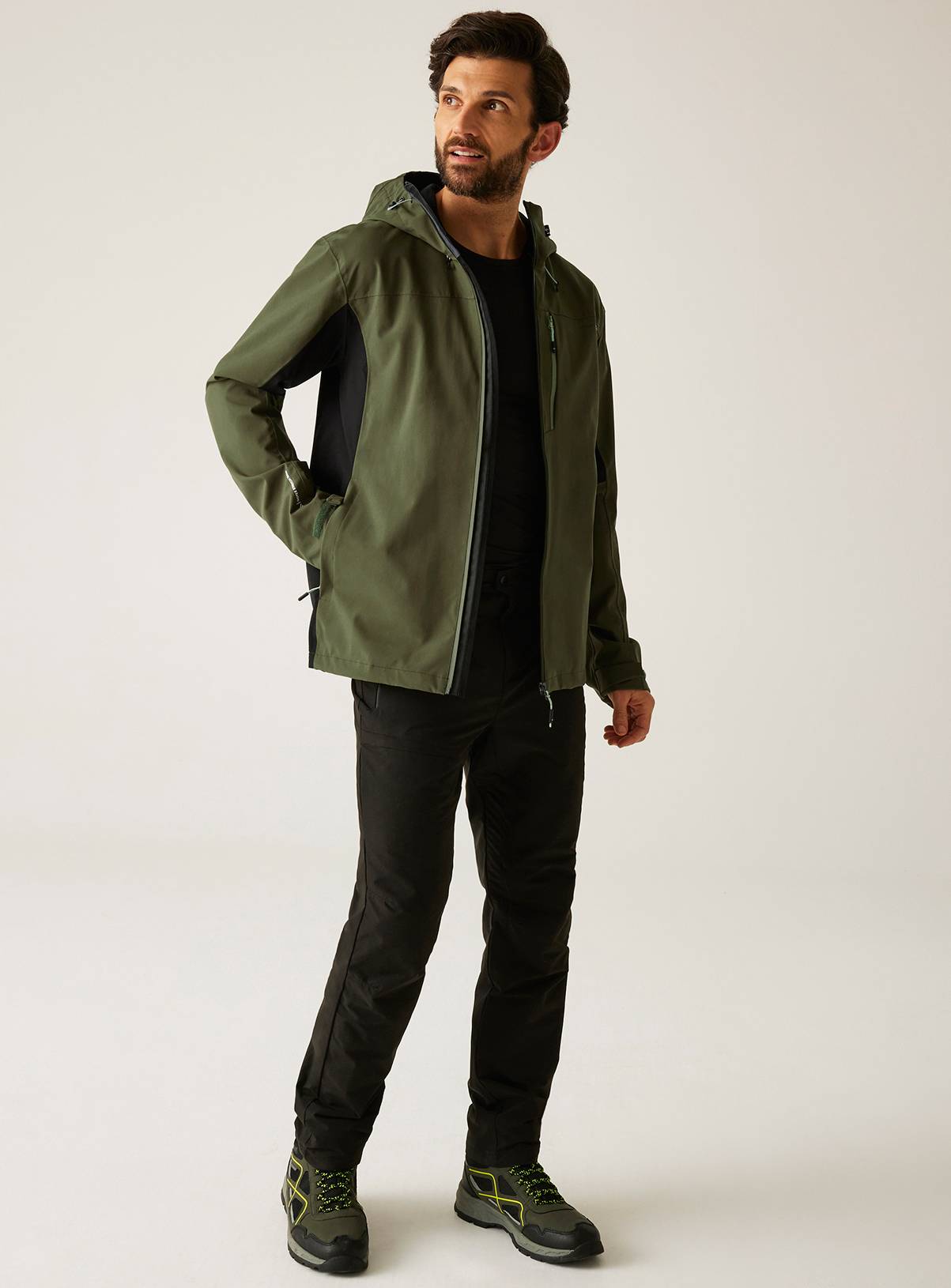 REGATTA Birchdale II Waterproof Jacket Green XXL - Image 5